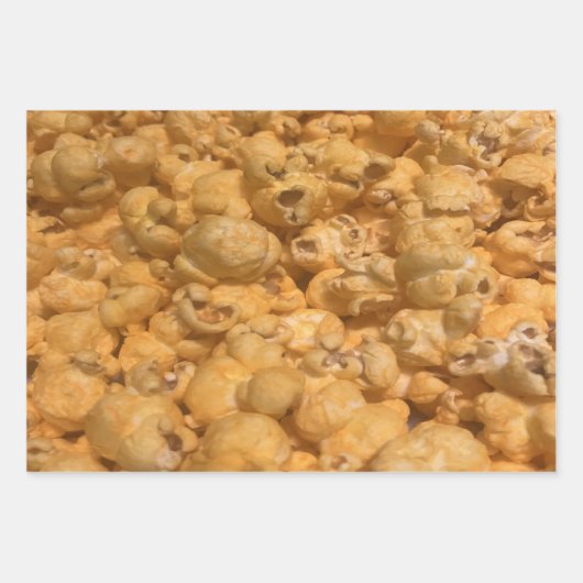 Popcorn Geschenkpapier Set (Vorderseite 2)