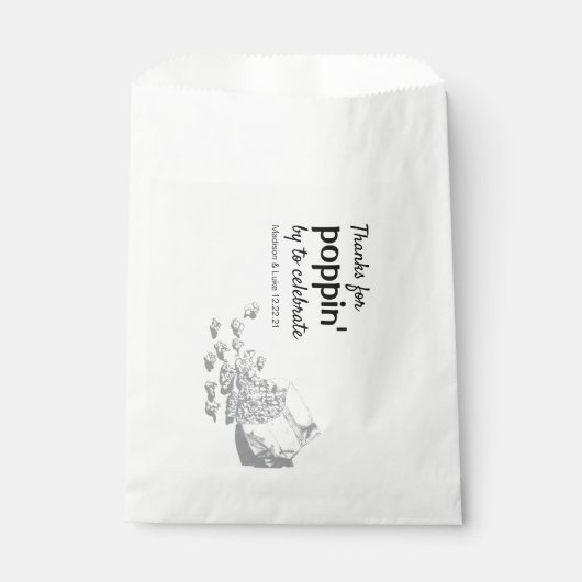 Popcorn Geschenktütchen (Vorderseite)