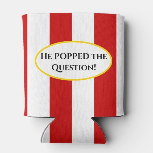 Popcorn gestylt Dose cooler Dosenkühler (Rückseite)