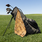 Popcorn Golfhandtuch (Gras)