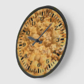 Popcorn Große Wanduhr (Winkel)