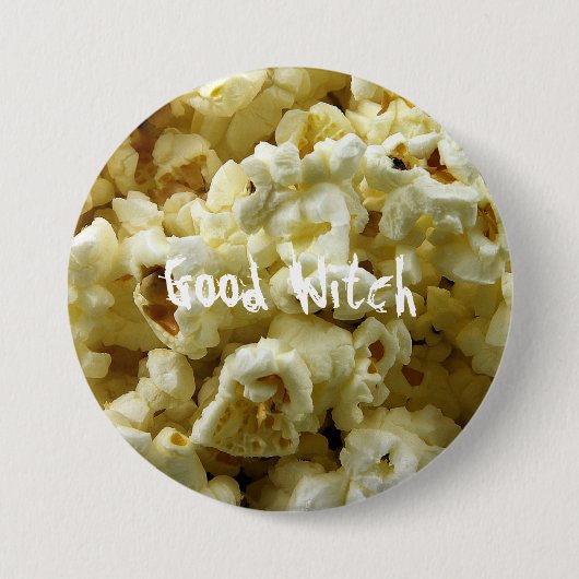 Popcorn Halloween Button (Vorderseite)