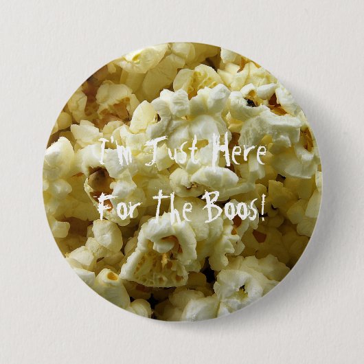 Popcorn Halloween Button (Vorderseite)
