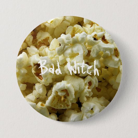 Popcorn Halloween Button (Vorderseite)