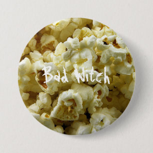 Popcorn Halloween Button