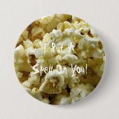 Popcorn Halloween Button (Vorderseite)
