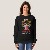 Popcorn heilt Dinge Pop Mais Eater Graphic Sweatshirt (Vorne ganz)