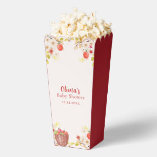 Popcorn Herbst Ernte Apfel Gartenarbeit Baby Showe Geschenkschachtel