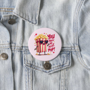 Popcorn-Herz-Pop-Valentins-Design Button
