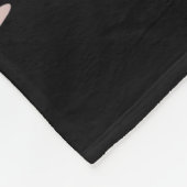 Popcorn-Herz-Pop-Valentins-Design Fleecedecke (Ecke)