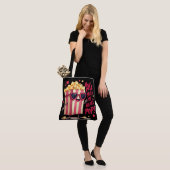 Popcorn-Herz-Pop-Valentins-Design Tasche (Am Model)