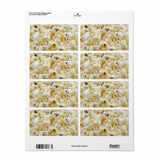 Popcorn-Hintergrund (Vorne)