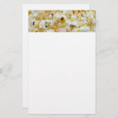 Popcorn-Hintergrund Briefpapier (Vorne/Hinten)