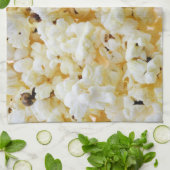 Popcorn-Hintergrund Geschirrtuch (Gefaltet)