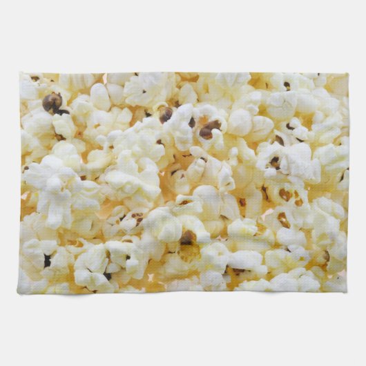 Popcorn-Hintergrund Geschirrtuch (Horizontal)