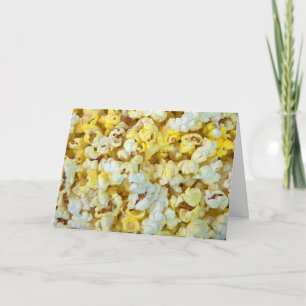 Popcorn-Hintergrund Karte