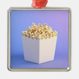 Popcorn in einer weißen Tube Ornament Aus Metall