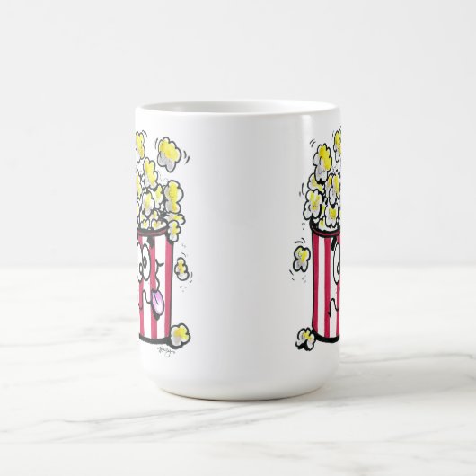 Popcorn-Kaffee-Tasse Kaffeetasse (Mittel)