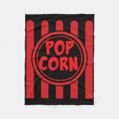Popcorn Karneval Kostüm Shirt Funny Red Str. Fleecedecke (Vorderseite)