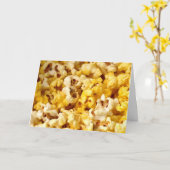 Popcorn Karte (Gelbe Blume)