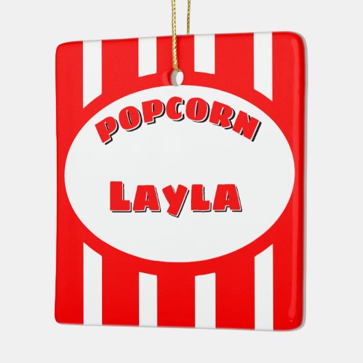 Popcorn Keramikornament (Links)