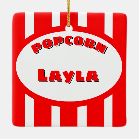 Popcorn Keramikornament (Rückseite)