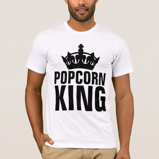POPCORN KING T - SHIRT (Vorderseite)