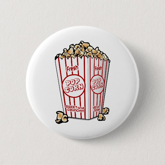 Popcorn-Kino Button (Vorderseite)
