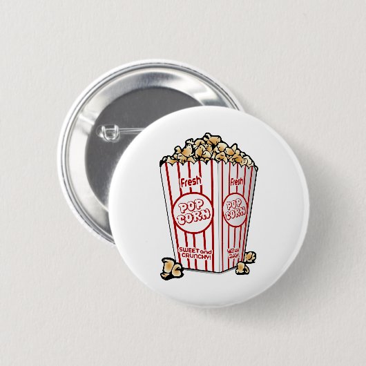 Popcorn-Kino Button (Vorne & Hinten)