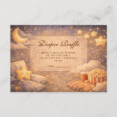 Popcorn-Kino-Magie-Windel-Raffle Begleitkarte (Vorderseite)