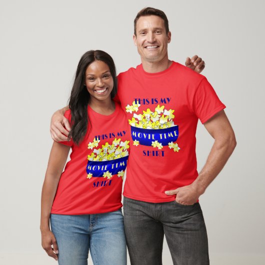 Popcorn Kino Zeit T-Shirt (Unisex)