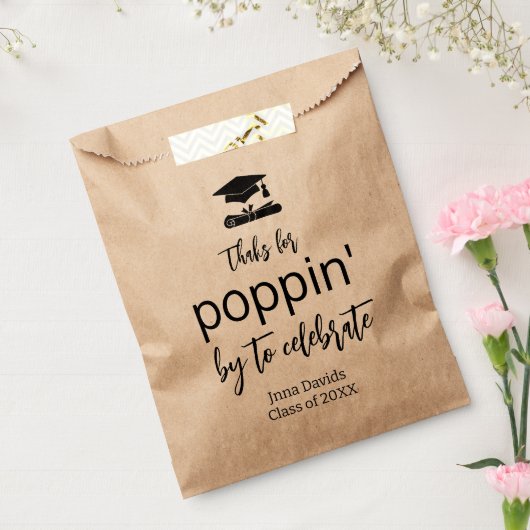 Popcorn-Klasse der Graduationspartei 2024 Geschenktütchen (Versiegelt)