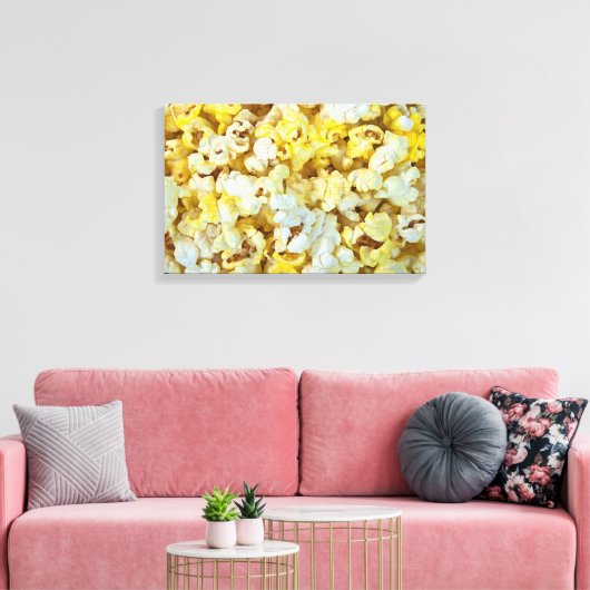 Popcorn Leinwanddruck (Insitu (Wohnzimmer))
