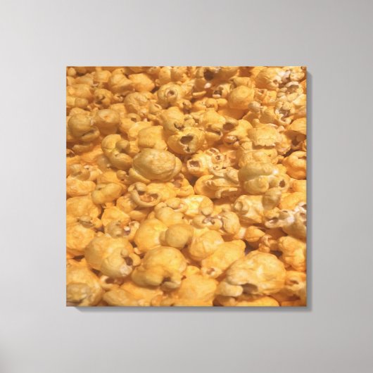Popcorn Leinwanddruck (Vorderseite)