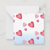 Popcorn Liebe Funny Mitteilungskarte (Rückseite)