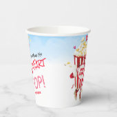 Popcorn Liebe Funny Pappbecher (Links)