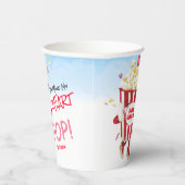 Popcorn Liebe Funny Pappbecher (Rechts)