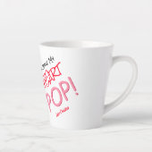 Popcorn Liebe Funny Pun Latte Tasse (Rechts)