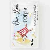 Popcorn Liebe Wedding Banner (Vertikal)