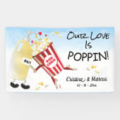 Popcorn Liebe Wedding Banner (Horizontal)