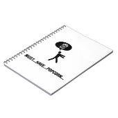 Popcorn-Liebhaber Notizblock (Linke Seite)