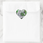 Popcorn Lover Collection Herz-Aufkleber (Tasche)
