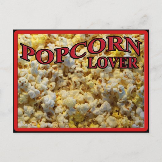 Popcorn Lover Geschenke und Bekleidung Postkarte (Vorderseite)