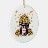 Popcorn Lover Keramik Ornament (Rechts)