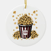 Popcorn Lover Keramik Ornament (Vorne)