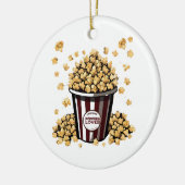 Popcorn Lover Keramik Ornament (Links)