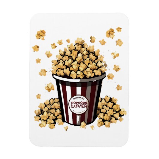 Popcorn Lover Magnet (Vertikal)