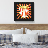 Popcorn Lover Popcorns Food Eater Graphic Leinwanddruck (Insitu (Schlafzimmer))