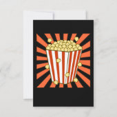 Popcorn Lover Popcorns Food Eater Graphic RSVP Karte (Vorderseite)
