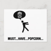 Popcorn Lover Postkarte (Vorderseite)